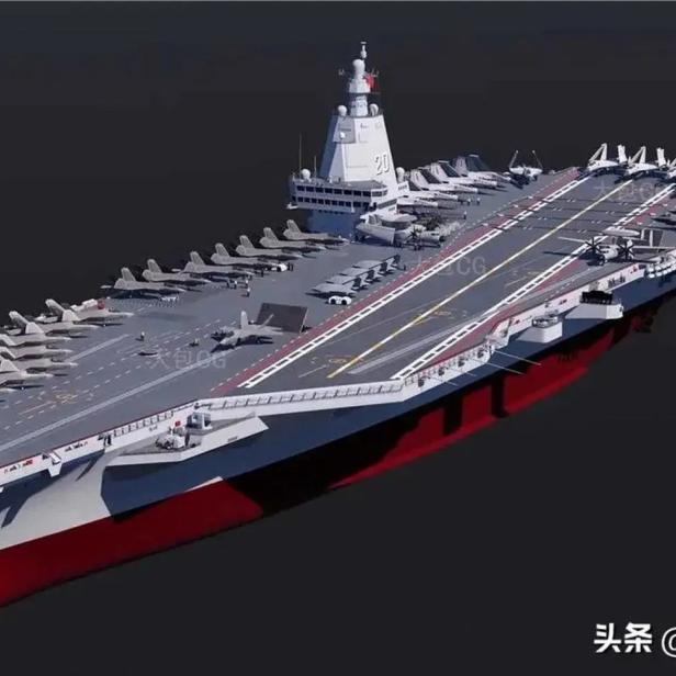 Ein computergeneriertes Bild der 004, das zeigt, wie der Träger aussehen könnte.