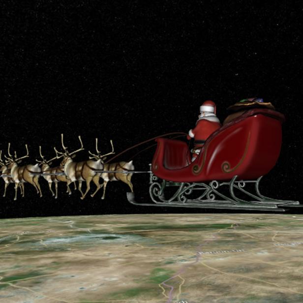 Auch NORAD und Microsoft schnüffeln Santa Claus wieder hinterher