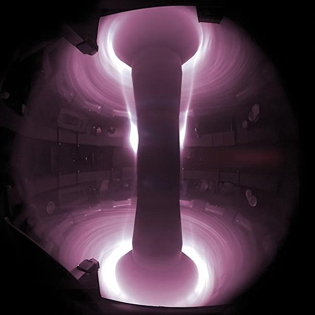 Plasma im Fusionsreaktor MAST