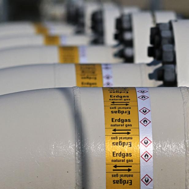 Zu sehen sind Erdgasleitungen 
