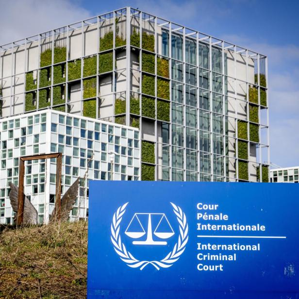 Außenansicht des ICC in Den Haag