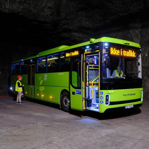 Der von Ruter getestete Yutong-E-Bus