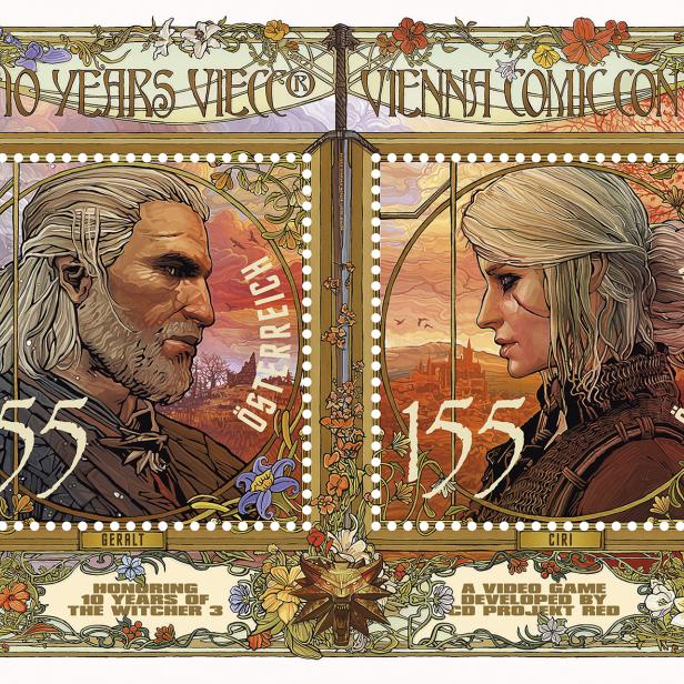 The Witcher 3 - Briefmarke