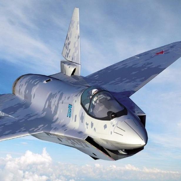 Grafische Darstellung der Su-75 Checkmate