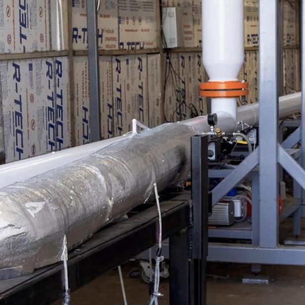 Eine Kartoffelkanone, um Satelliten ins All zu schießen