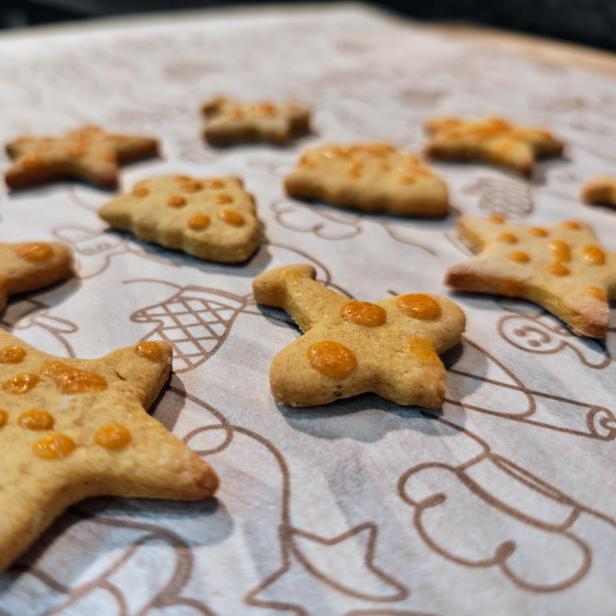 "Survivorship Bias"-Kekse mit Sanddorn.