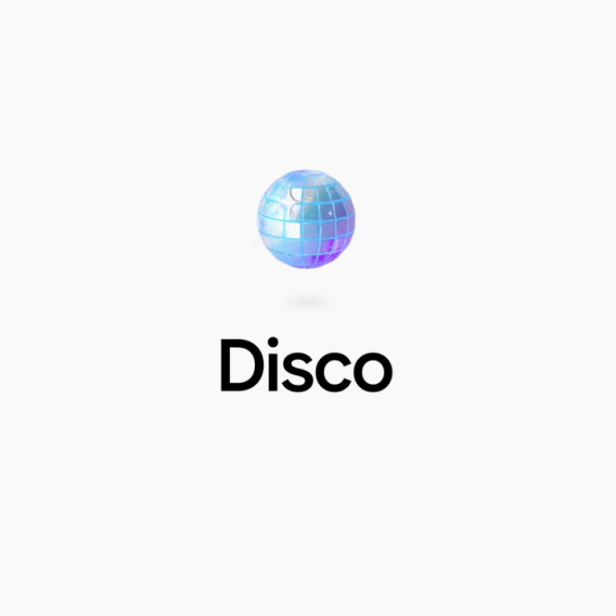 Google Disco Logo mit Discokugel