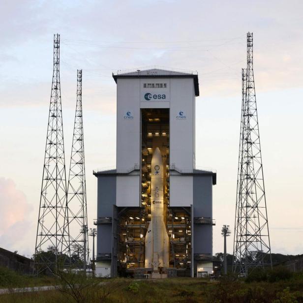 Symbolbild zeigt eine ESA-Rakete vom Typ Ariane 6