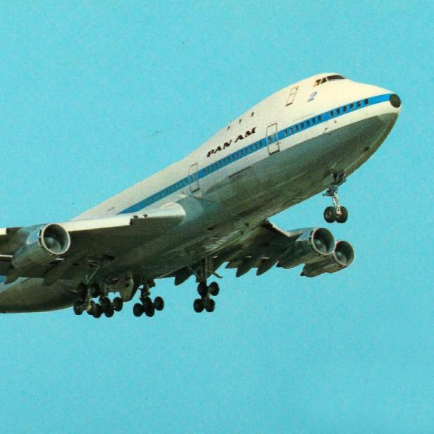Eine alte Boeing 747 von Pan Am
