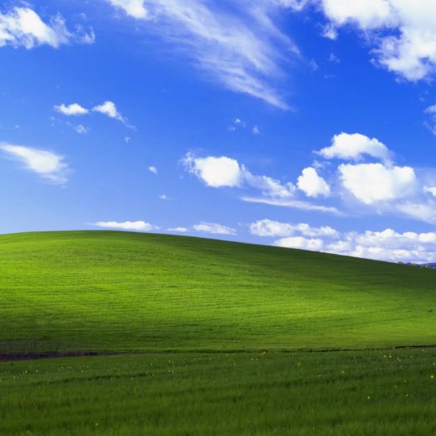 Der berühmte Hintergrund von Windows XP