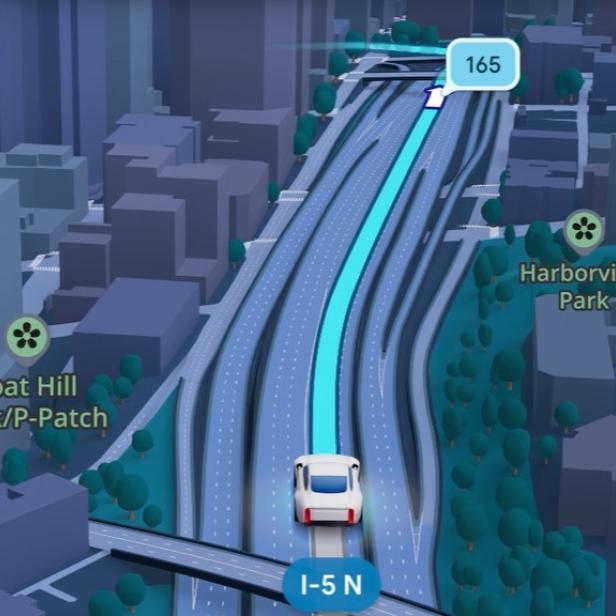 Google Maps neue Navgation Screenshot