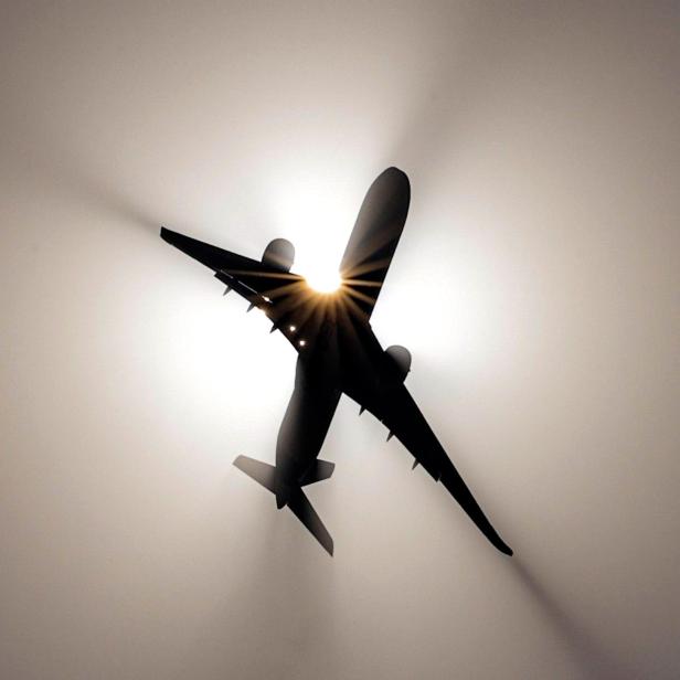 Ein Airbus A350 auf der Dubai Airshow 2025