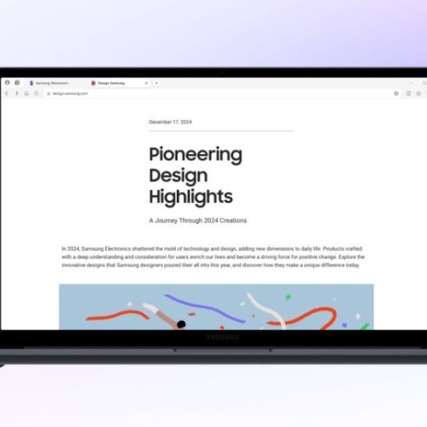 Smartphone, Laptop und Tablet mit derselben Webseite und bunten Illustrationen auf den Bildschirmen.
