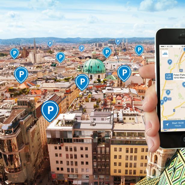 Die Parkplatz-App ParkU will das sinnlose Herumkurven bei der Parkplatzsuche abstellen