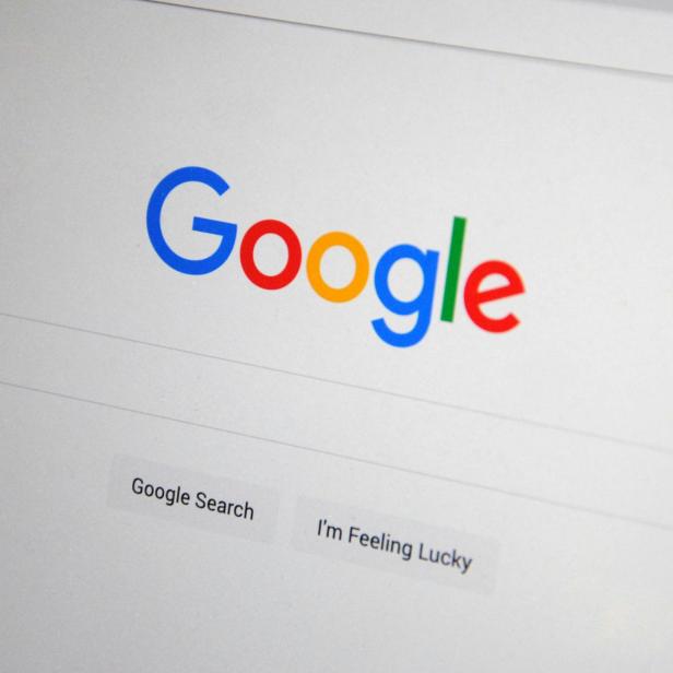 Die Google Suche in einem Browser-Fenster
