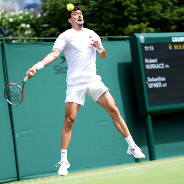 Der Österreicher Sebastian Ofner im Wimbledon.