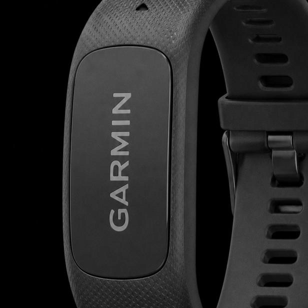 Schwarzes Band mit Garmin-Schriftzug