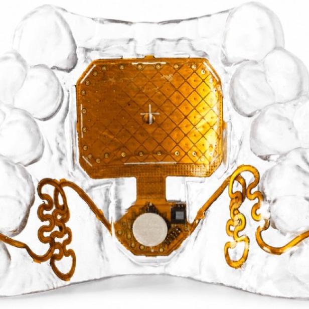 Mouthpad auf Modell 