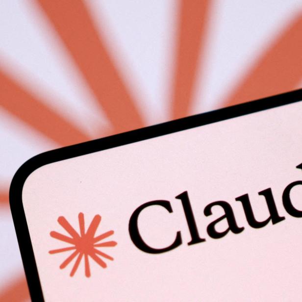 FILE PHOTO: Illustration shows Claude logo