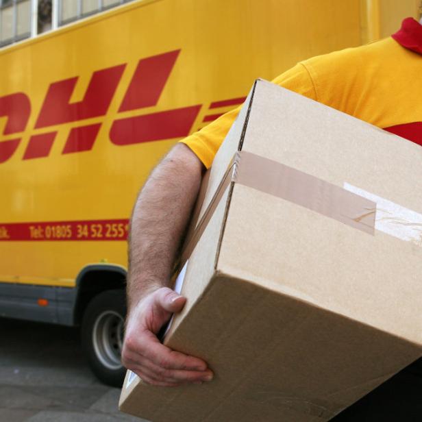 Paketdienstleister DHL der Deutschen Post