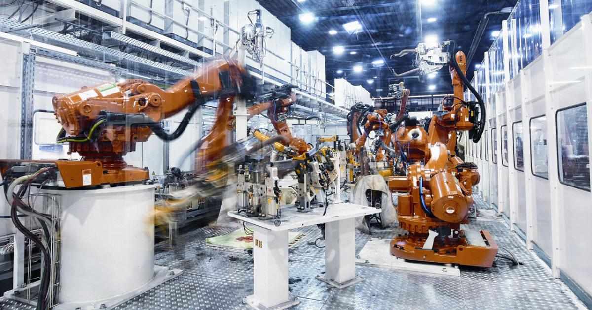 Industrieroboter unermüdliche Arbeitskraft
