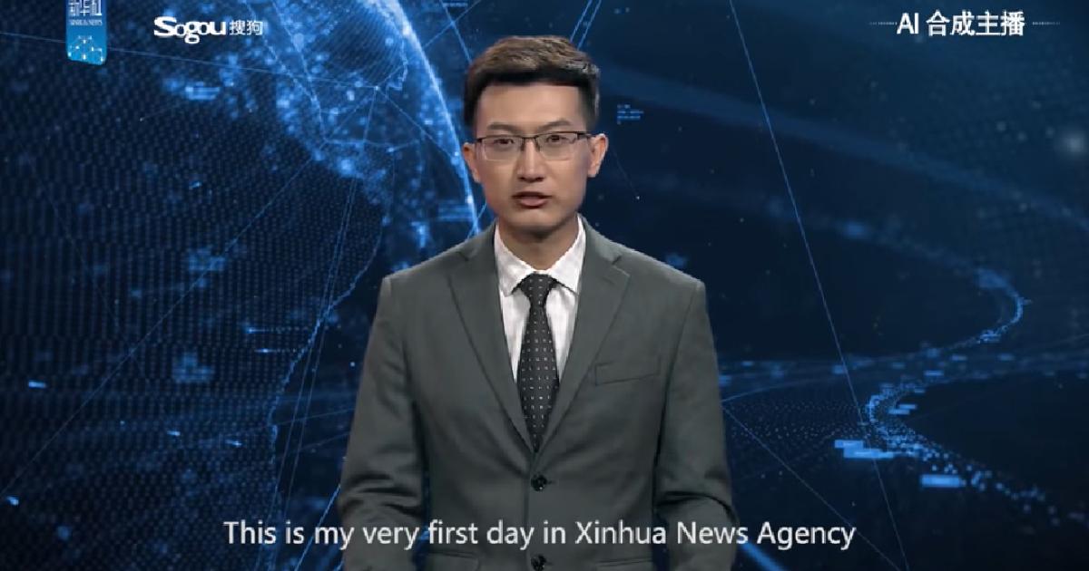 China präsentiert ersten KI-Nachrichtensprecher