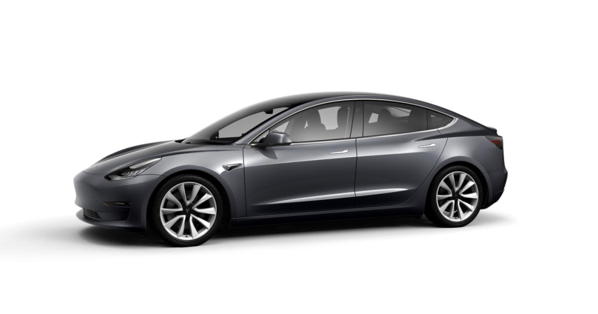 Ablage hinter dem Display für das Tesla Model 3/Y