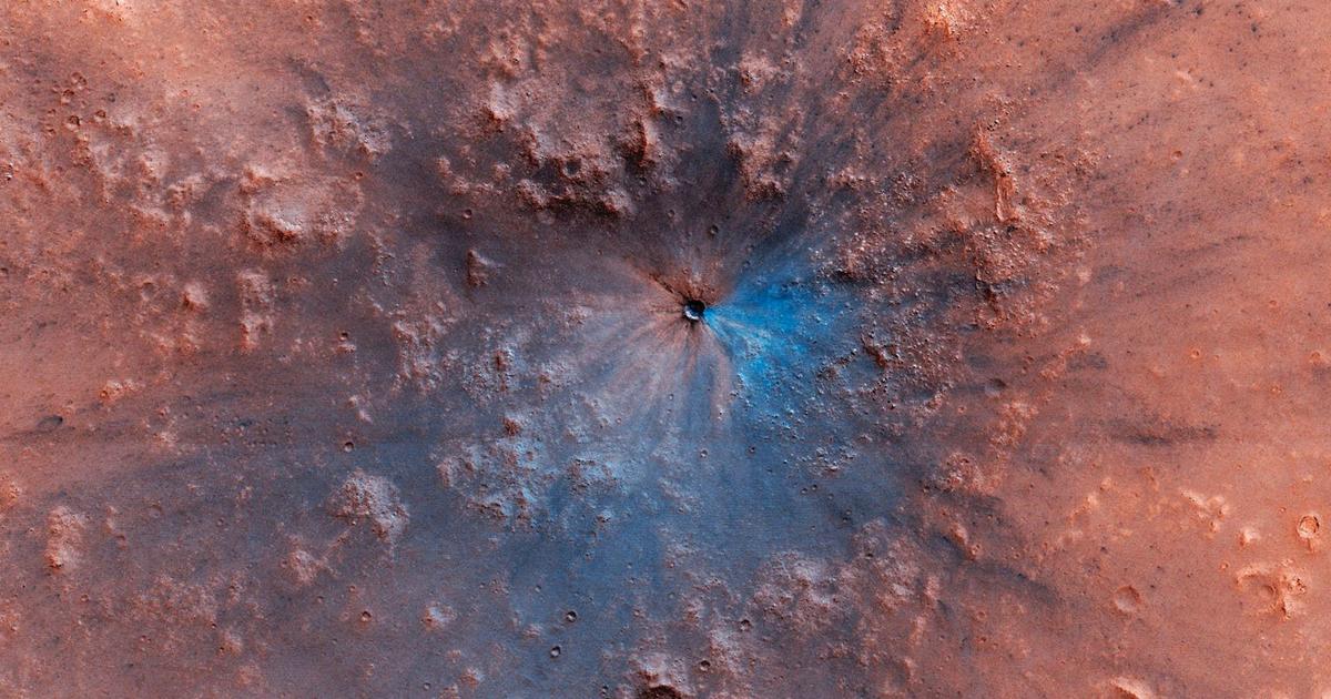 Mysteriöser Krater auf dem Mars entdeckt