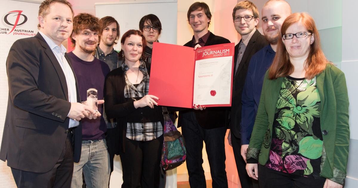 "New Media Journalism Award" für futurezone.at