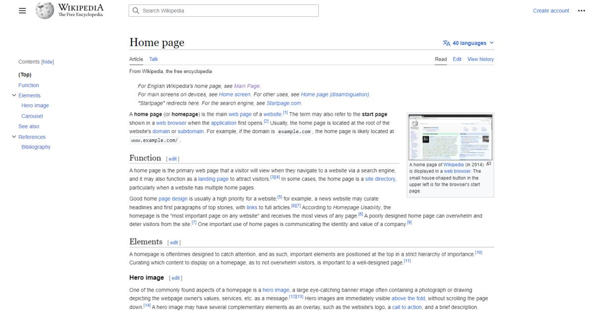 Wikipedia hat ein neues Design