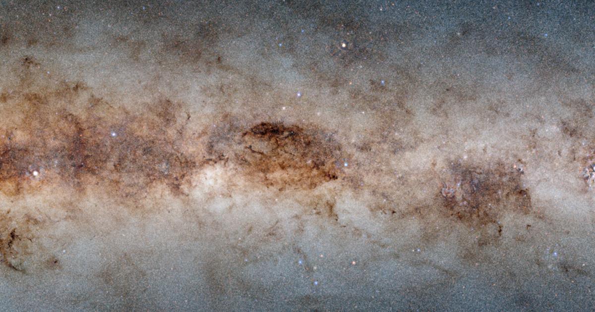 A huge map of the Milky Way shows over 3.3 billion stars