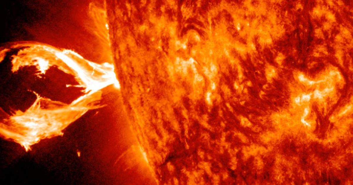 Solar flares may have fueled life on Earth