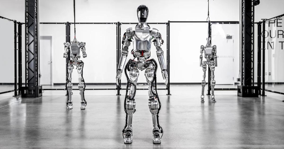 BMW has humanoid robots working in the factory