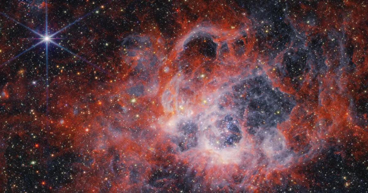 The James Webb Telescope captured images of the star nursery