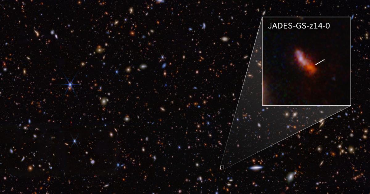 Teleskop Jamesa Webba odkrywa najdalszą znaną dotychczas galaktykę