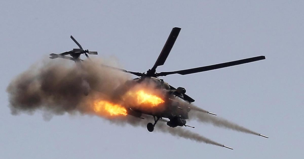 Ukrainian drone intercepts Russian combat helicopter