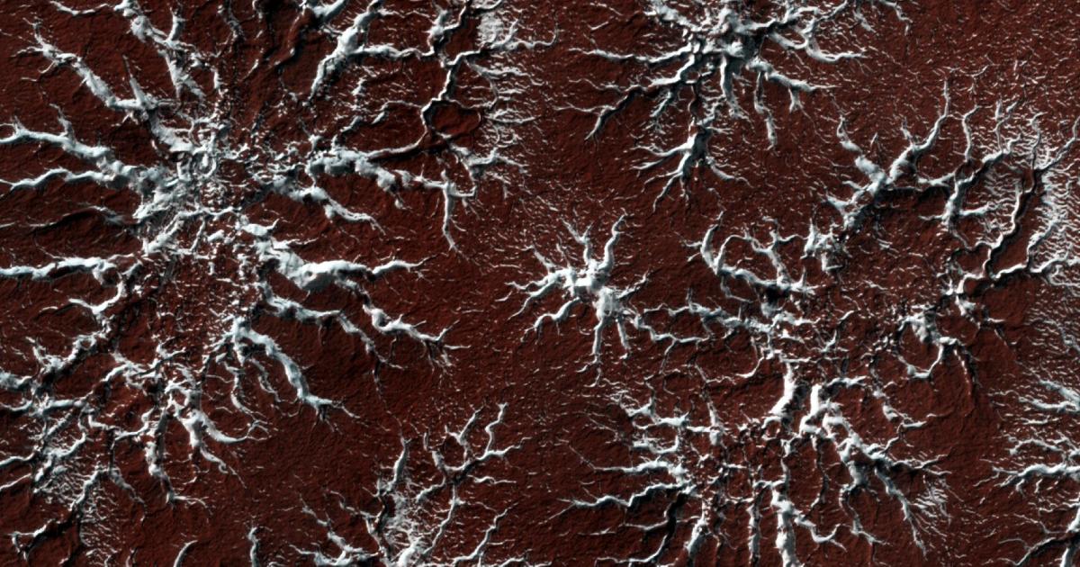 NASA finally has an explanation for the mysterious 'spiders' on Mars