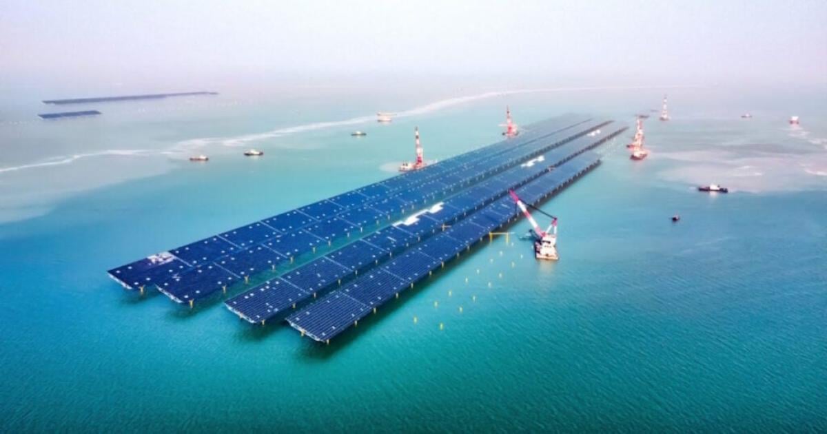 Weltgrößte schwimmende Solarfarm geht in China ans Netz