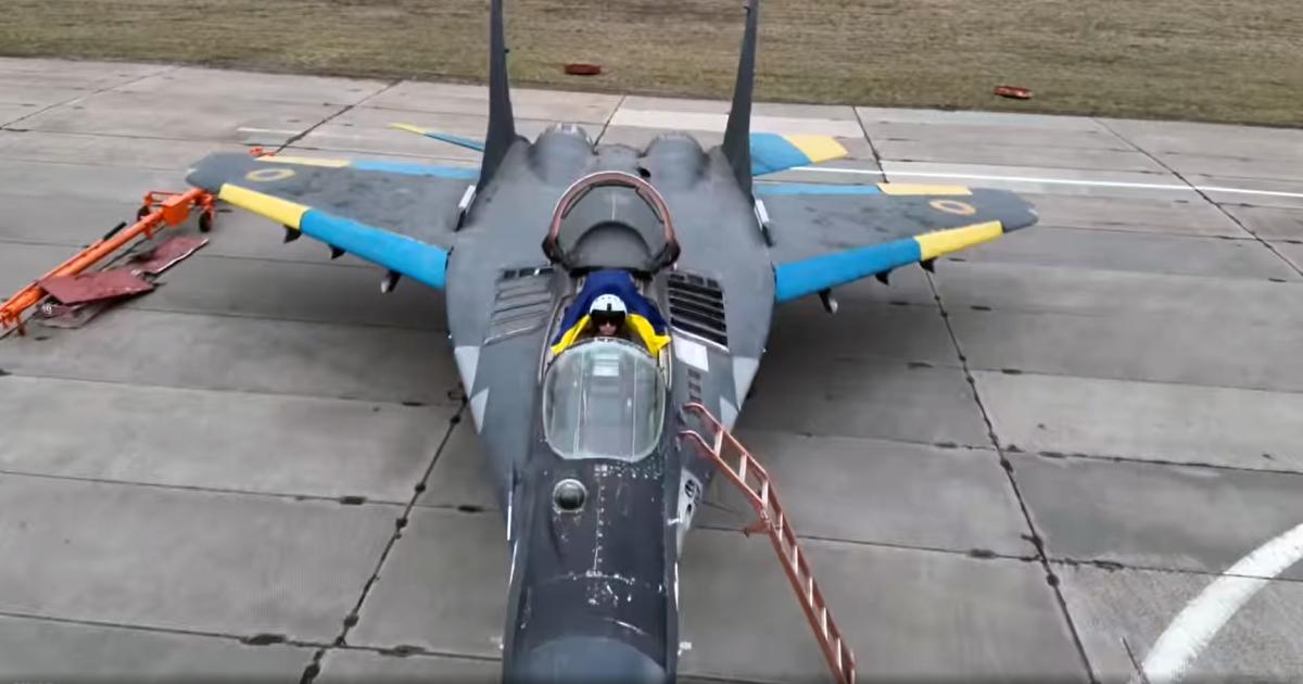 Ukraine-zeigt-schwarze-MiG-29-Geist-von-Kiew-