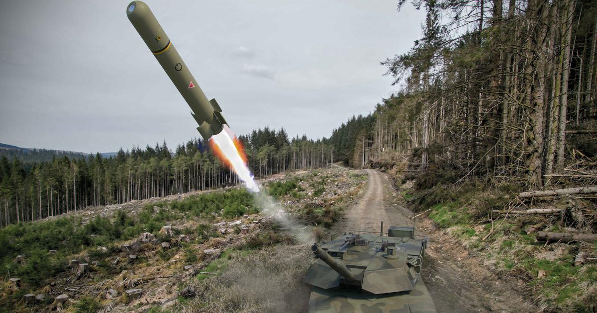 Akeron-MBT-120-Mini-Rakete-f-r-die-Kanone-von-Kampfpanzern