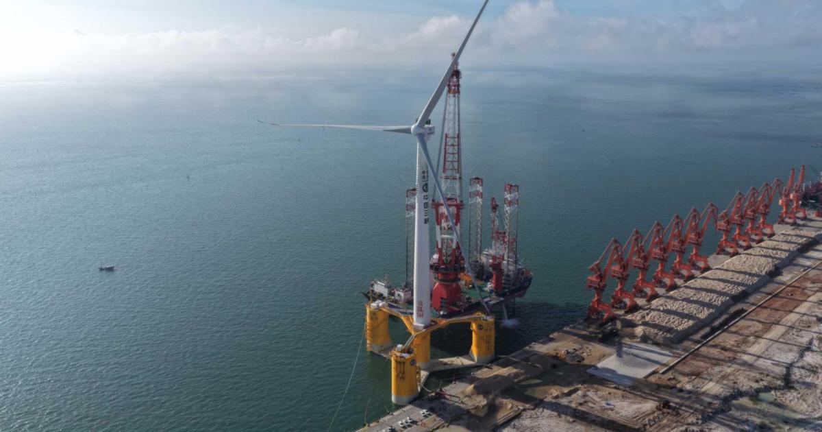China-hat-das-gr-te-schwimmende-Windrad-der-Welt-fertiggestellt