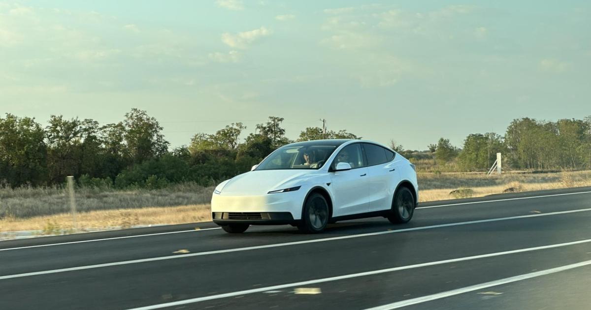 Teslas-leistbares-Model-Y-ohne-Camouflage-gesichtet