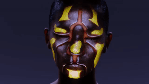 Intels &quot;Face Mapping&quot;-Technologie verwandelt ein Gesicht in ein animiertes Kunstwerk