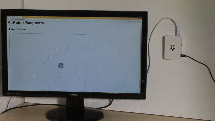AirPointr erlaubt die Gestensteuerung des Raspberry Pi