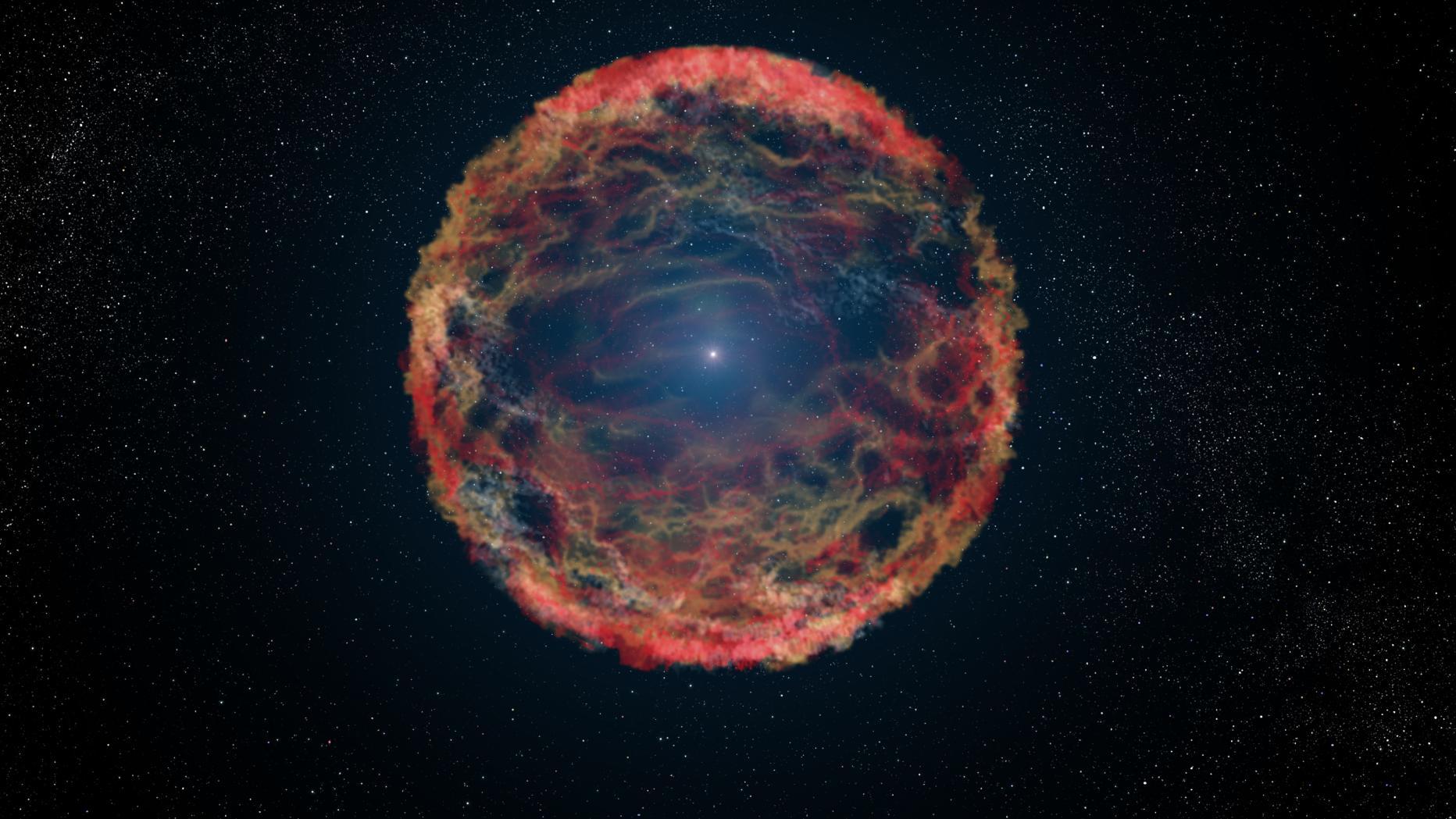 First supernova observed near red supergiant thumbnail